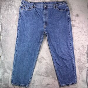 Levi's 550 Relaxed Fit Jeans Men's 50x32 (48x31) Blue Medium Wash Denim Tapered